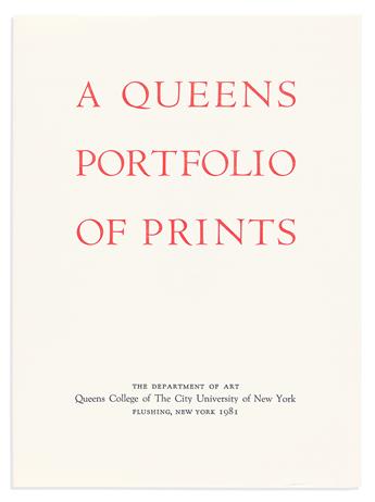 Queens College, Department of Art. A Queens Portfolio of Prints.